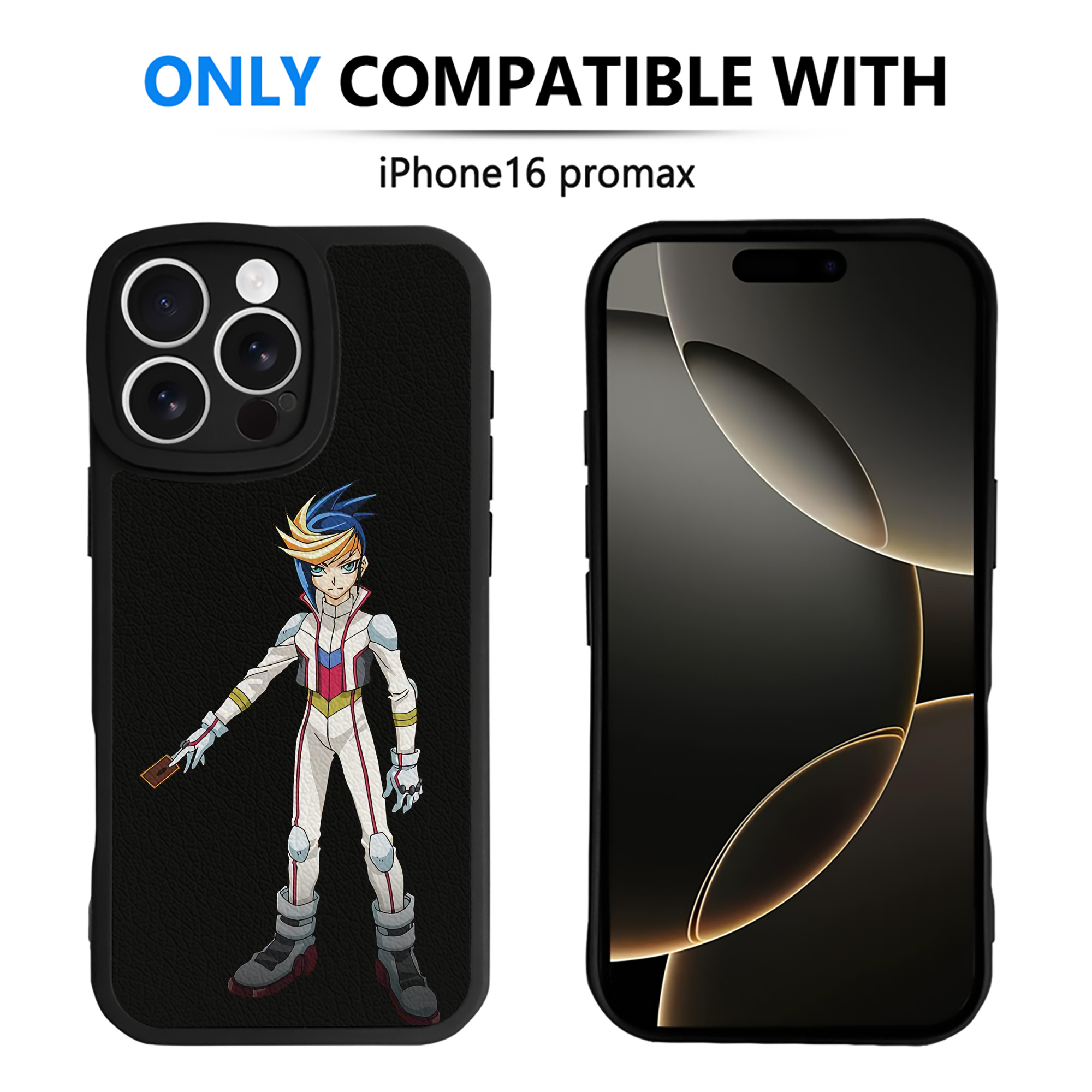遊☆戯☆王 Yu-Gi-Oh! 【iPhone 16シリーズ対応】シリコンスマホケース（レザー調） 材質：シリコン